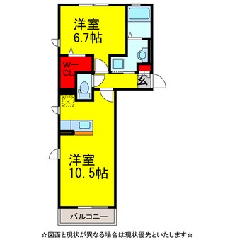 間取図 D-roomB