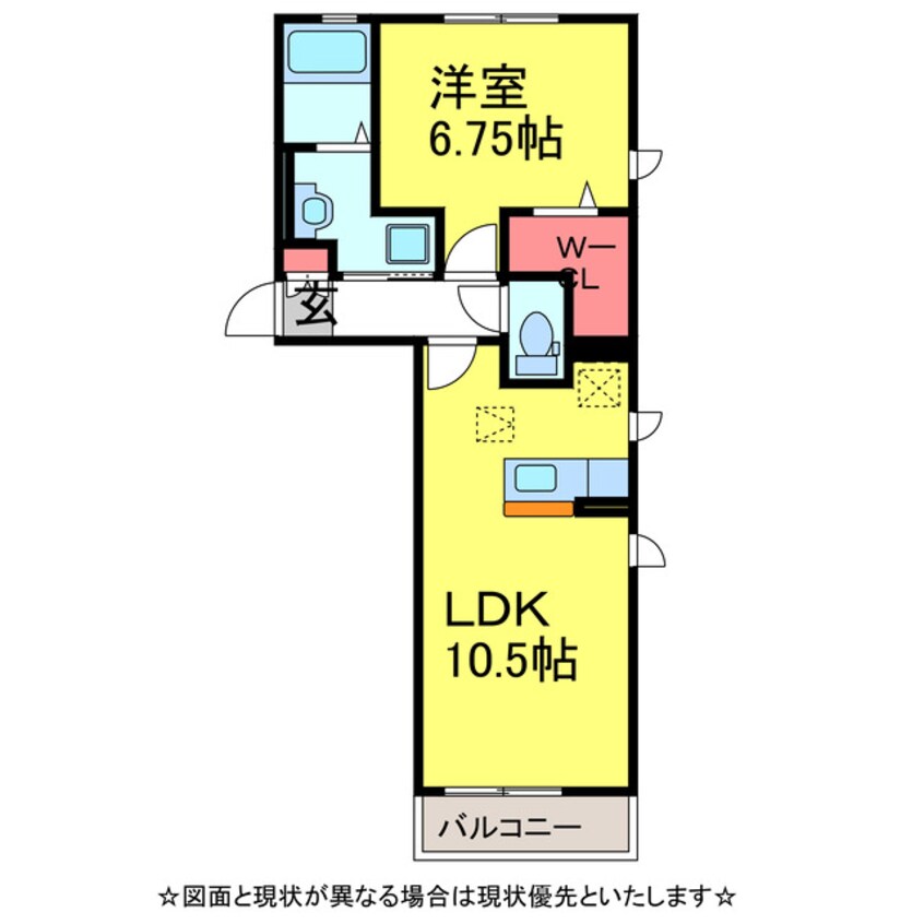 間取図 D-roomB