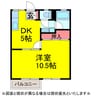 小野寺ﾊｲﾂ 1DKの間取り