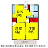 ｼﾞｭﾈｽｻﾄﾐ 2DKの間取り