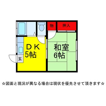 間取図 ﾊｲﾂ大野