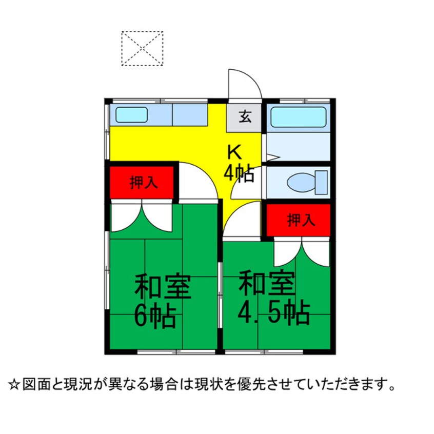 間取図 ｴﾒﾗﾙﾄﾞ富里