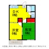 ﾏｲﾈﾂｲﾝﾒﾙ安食 2DKの間取り