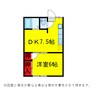 ﾊｲﾑ司 1DKの間取り