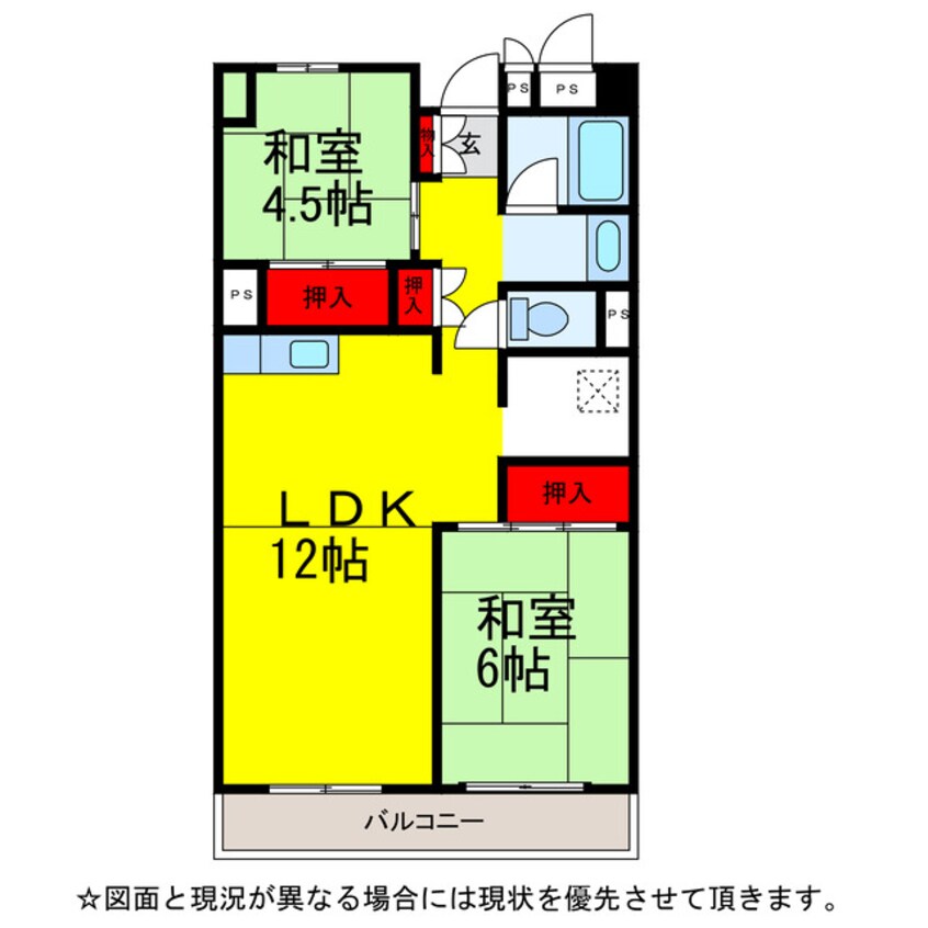 間取図 ﾋﾞﾚｯｼﾞﾊｳｽ成田吾妻ﾀﾜｰ1号棟