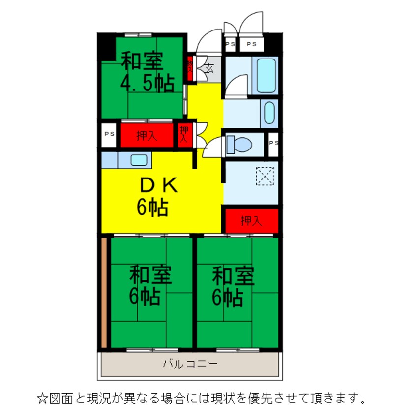 間取図 ﾋﾞﾚｯｼﾞﾊｳｽ成田吾妻ﾀﾜｰ1号棟