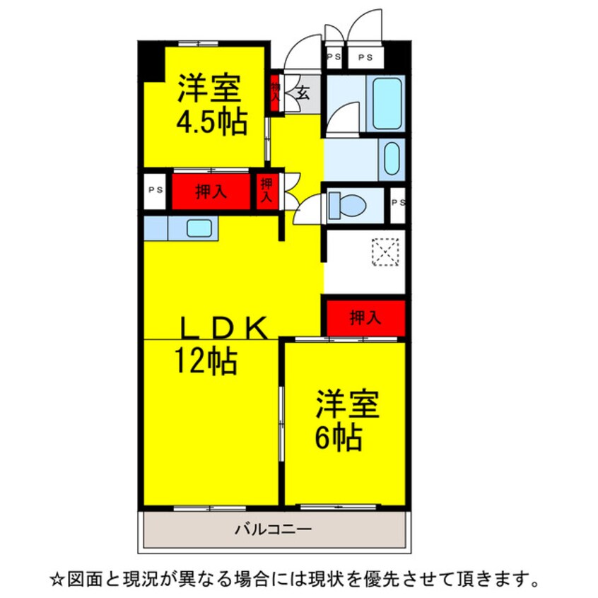 間取図 ﾋﾞﾚｯｼﾞﾊｳｽ成田吾妻ﾀﾜｰ1号棟