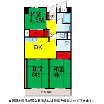 間取図 ﾋﾞﾚｯｼﾞﾊｳｽ成田吾妻ﾀﾜｰ1号棟