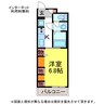 ｱﾙﾌｧｽｶｲ 1Kの間取り