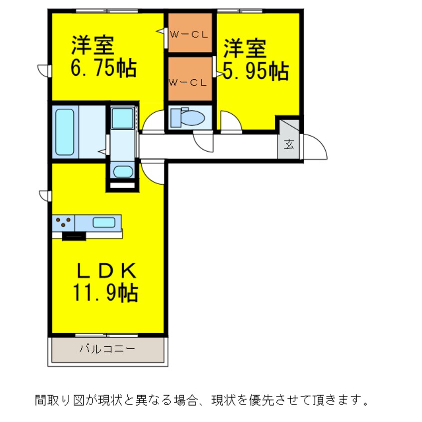 間取図 ｵﾃｰﾙ・ﾛｯｼｭⅠ