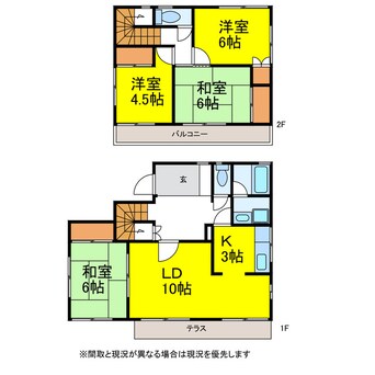 間取図 玉造七丁目戸建