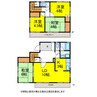 玉造七丁目戸建 4LDKの間取り