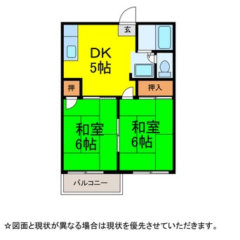 間取図 高木ﾊｲﾂ