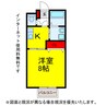ﾌﾟﾘｰﾑﾗ 1Kの間取り