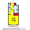 ﾗﾒｰﾗ日吉倉 1Kの間取り