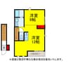 DCR並木町 1LDKの間取り