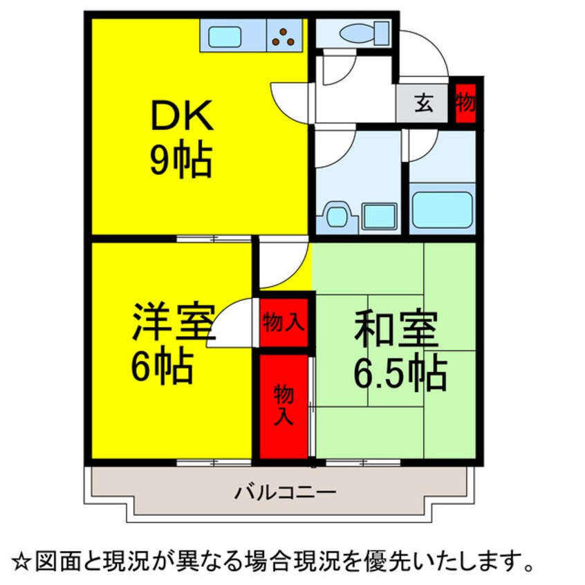 間取図 ｽｶｲﾊｲﾂみさと