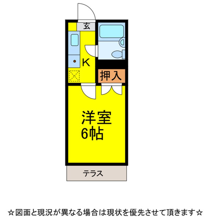 間取図 ｴｽﾎﾟｱｰﾙ