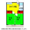 長谷川荘 2DKの間取り