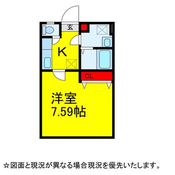 間取図 ﾒｿﾞﾝﾄﾞ桜恵