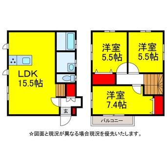 間取図 ﾋﾙｽﾞ