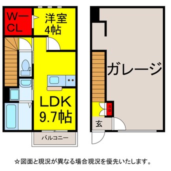 間取図 GARAGE TOM