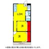 Like三里塚 2LDKの間取り