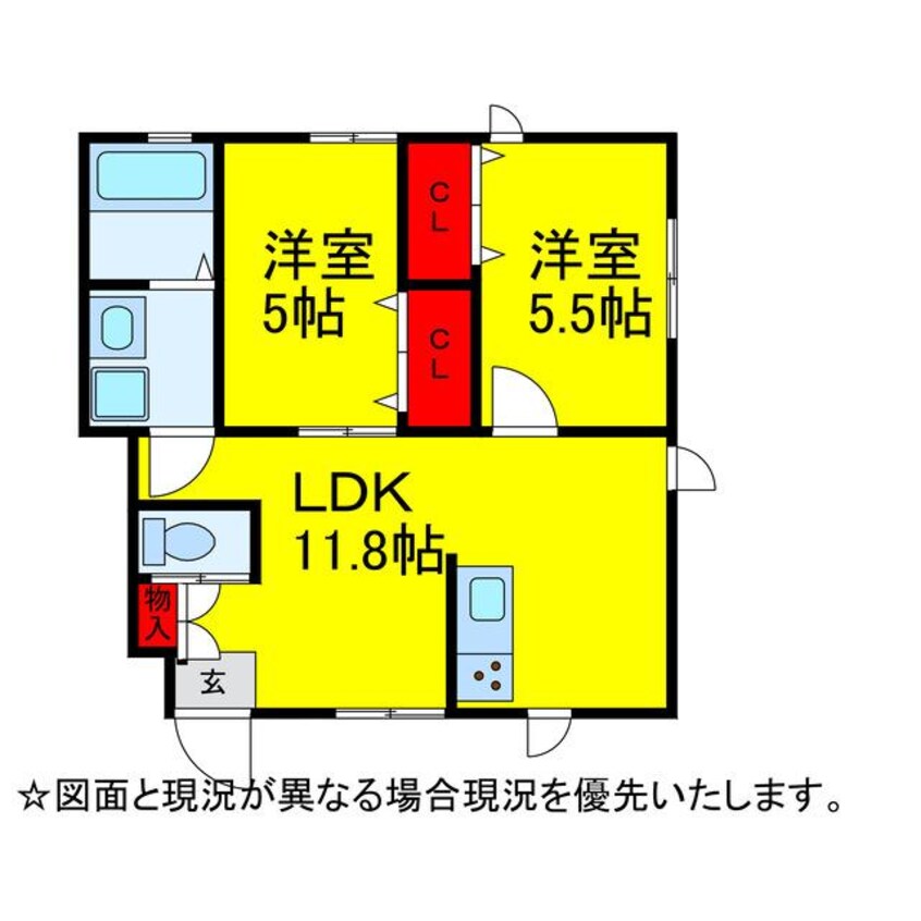 間取図 ﾘｱﾝ日吉台