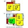 八街は23ｰ10貸家 4DKの間取り