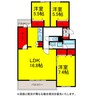 ﾘﾌﾞﾚｽ成田C 3LDKの間取り