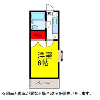 間取図 ｻﾝﾘﾊﾞｰ