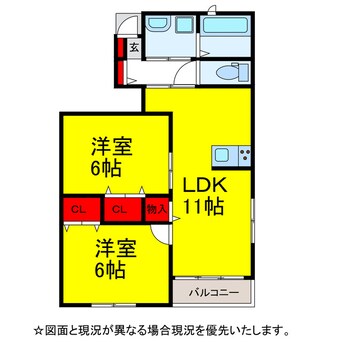 間取図 ﾘｱﾝⅥ