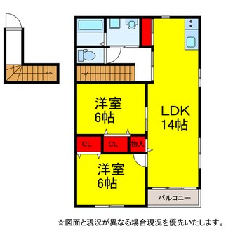 間取図 ﾘｱﾝⅥ