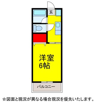 間取図 ｱｰﾊﾞﾝﾌﾗｯﾄ桜田A棟