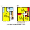 bell ville B棟 3LDKの間取り