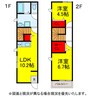 中台6 2LDKの間取り