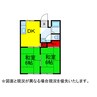 ﾊｲﾂﾓﾝｼｪA 2DKの間取り