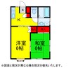 ﾕﾐﾊｲﾂ 2Kの間取り