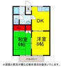 ｼﾉｻﾞｷｺｰﾎﾟ 2DKの間取り