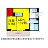 N･D-ROOM IIDACHOU A棟 1LDKの間取り