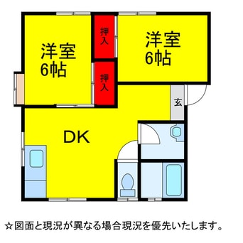 間取図 ﾓﾝﾃﾍﾞﾙﾃﾞ壱番館