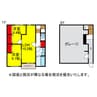 櫻Garage 2LDKの間取り