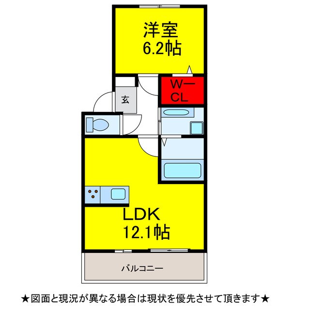間取り図 N･D-ROOM IIDACHOU B棟
