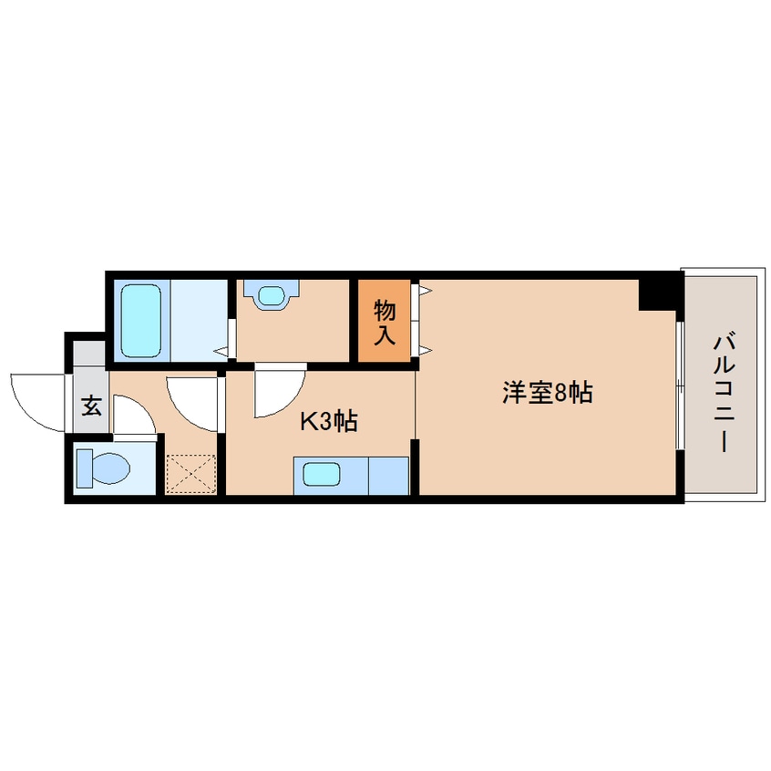 間取図 東海道本線/草薙駅 徒歩11分 2階 築20年