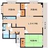 静岡鉄道静岡清水線/御門台駅 徒歩4分 1階 築35年 3LDKの間取り