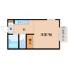 静岡鉄道静岡清水線/県総合運動場駅 徒歩13分 2階 築28年 1Kの間取り