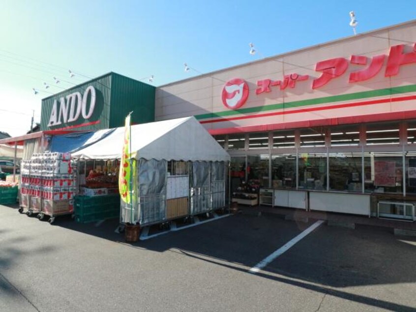 スーパーアンドウ国吉田店(スーパー)まで288m 静岡鉄道静岡清水線/県総合運動場駅 徒歩13分 2階 築28年