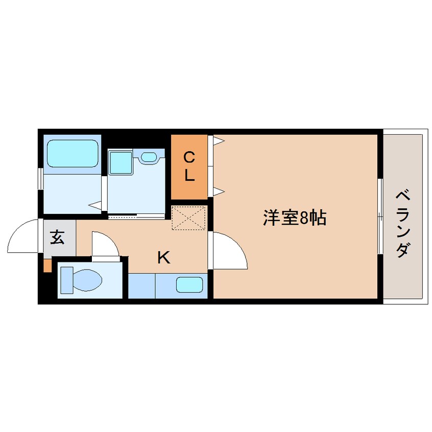 間取図 静岡鉄道静岡清水線/新静岡駅 バス25分瀬名川東下車:停歩4分 1階 築21年