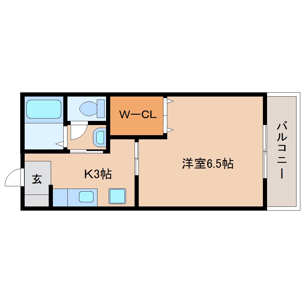 間取り図 静岡鉄道静岡清水線/草薙駅 徒歩4分 2階 築25年