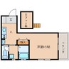 静岡鉄道静岡清水線/御門台駅 徒歩9分 2階 築25年 1Rの間取り